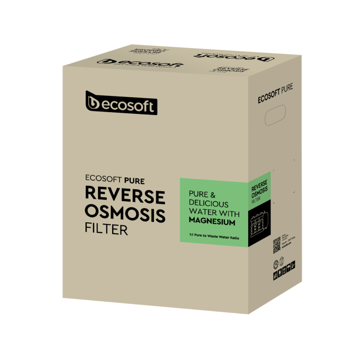 Filtre à osmose inverse Ecosoft Standard PRO avec minéralisation et pompe