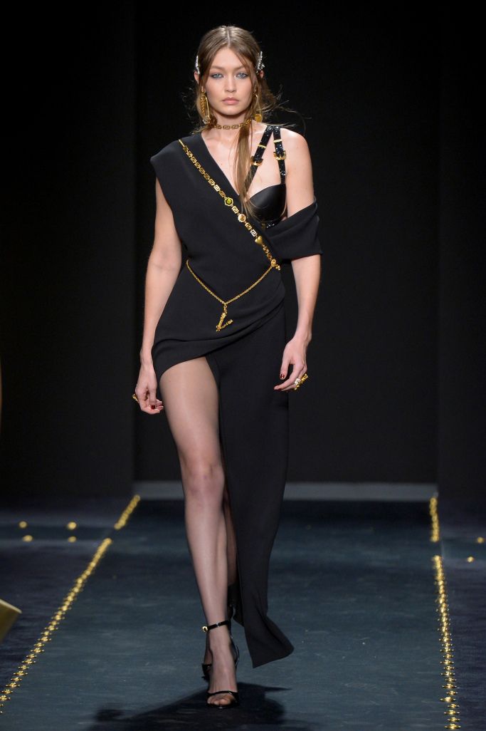Luxury Asymmetric Black Dress