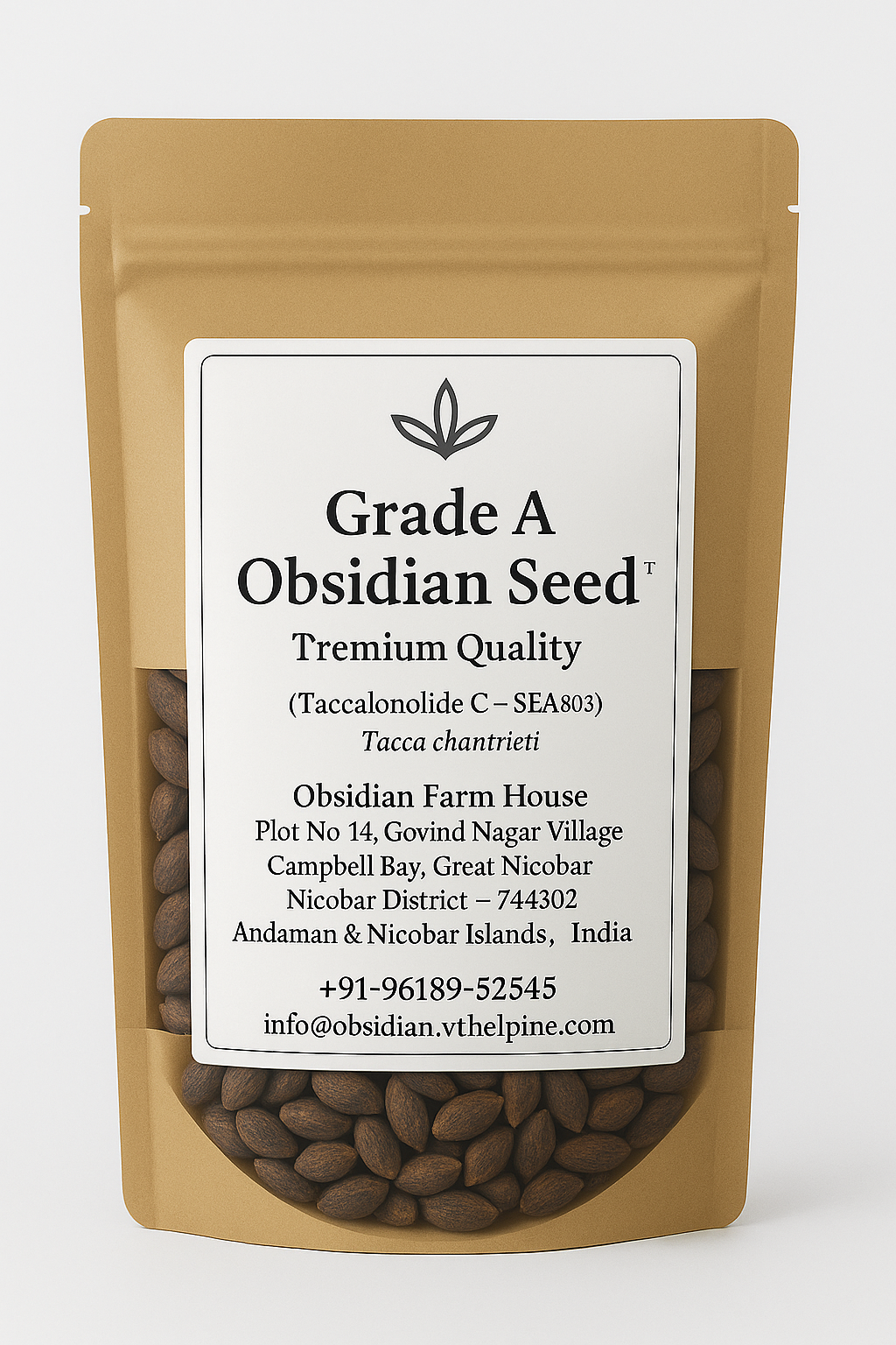 Grade A Obsidian Seeds