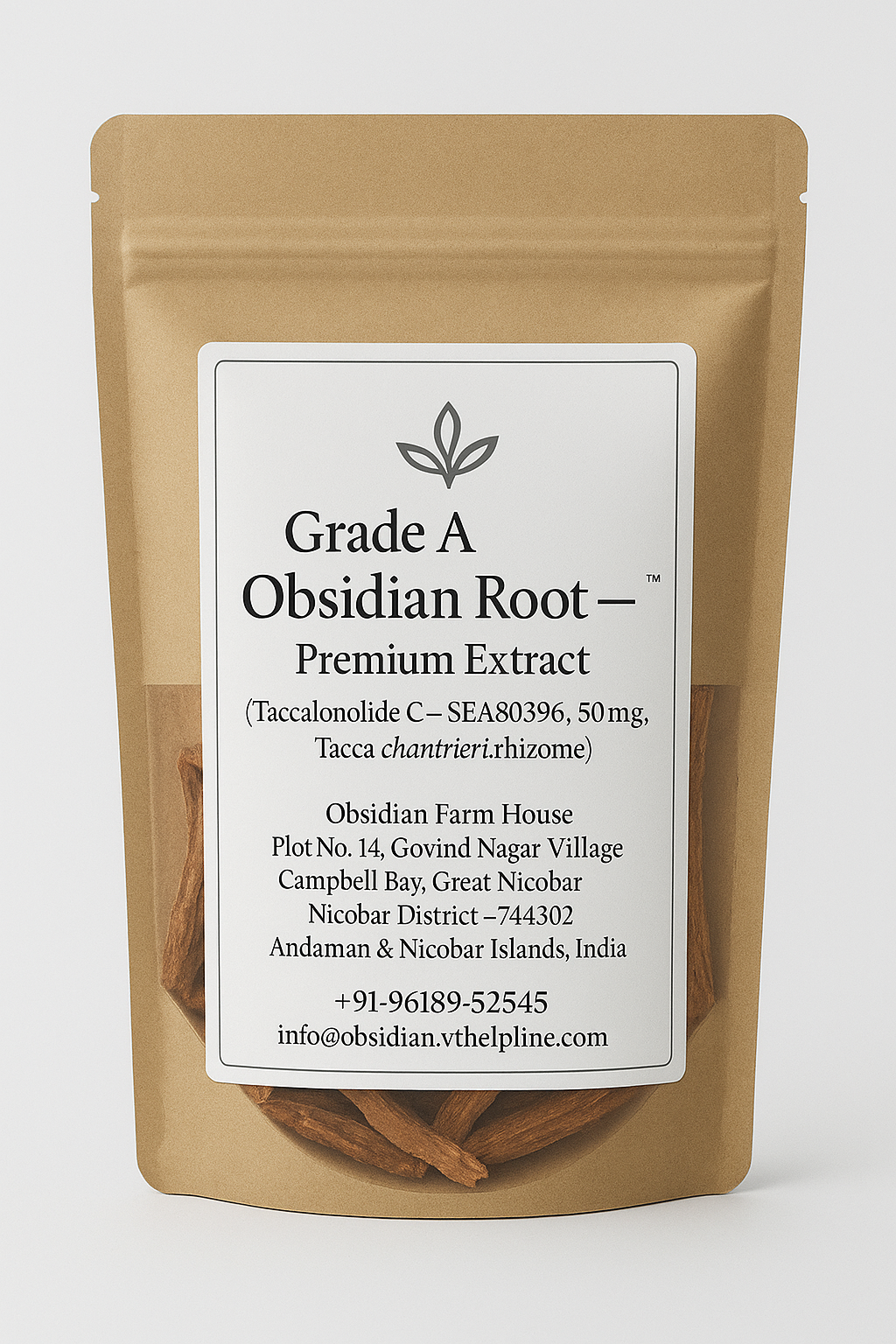 Grade A Obsidian Root - Premium Extract Rock