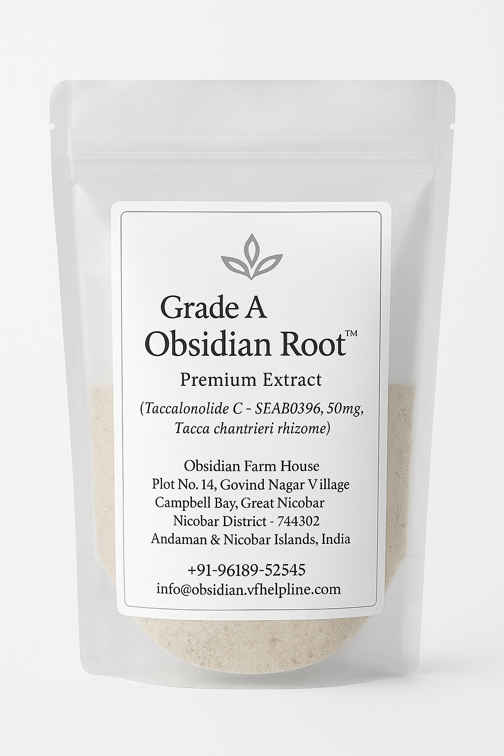 Grade A Obsidian Root Premium Extract powder
