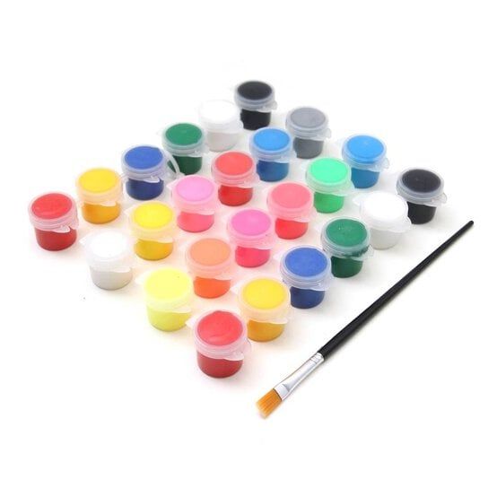 Acrylic Paint Set with Brush