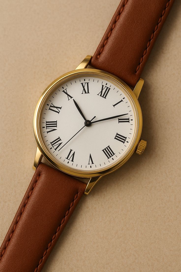 Classic Gold Wristwatch
