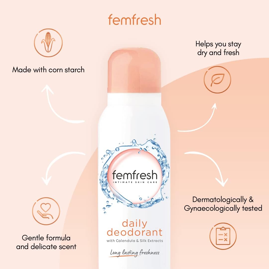 Femfresh Genital Deodorant - Feminine Deodorant Fresh 125ml