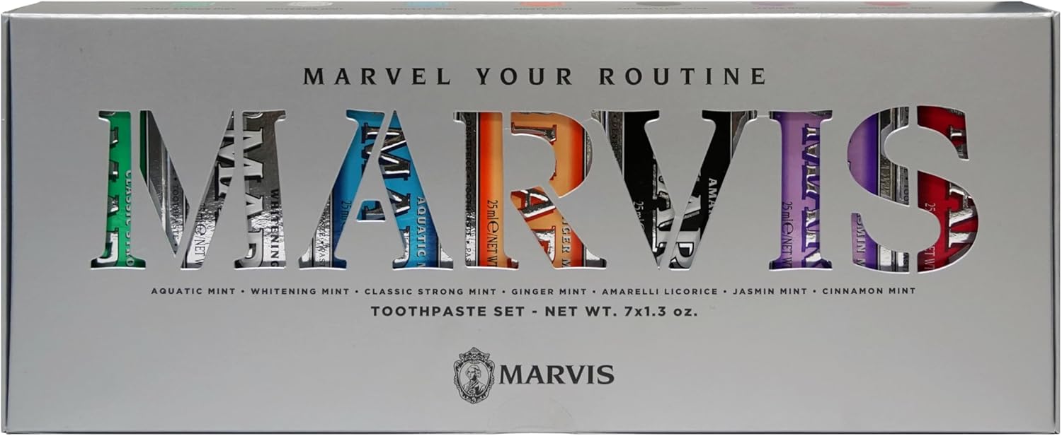 Marvis Fluoride Toothpaste Ginger Mint Flavor 85ml