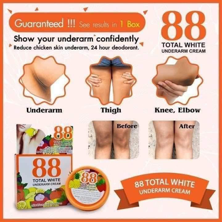 88 Total White UnderArm Cream