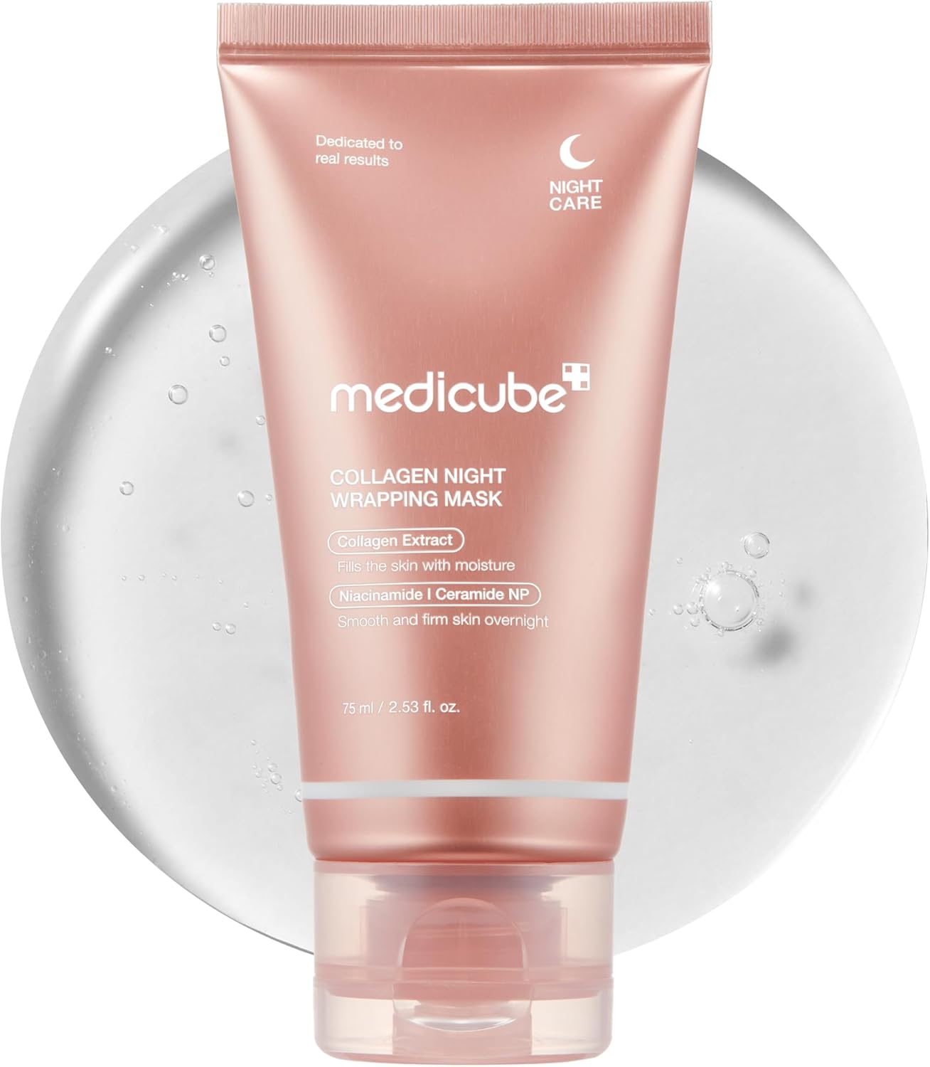 Medicube Collagen Night Wrap Mask 75ml - Flexible Protection, Collagen, Peel-Off Sleeping Nourishment