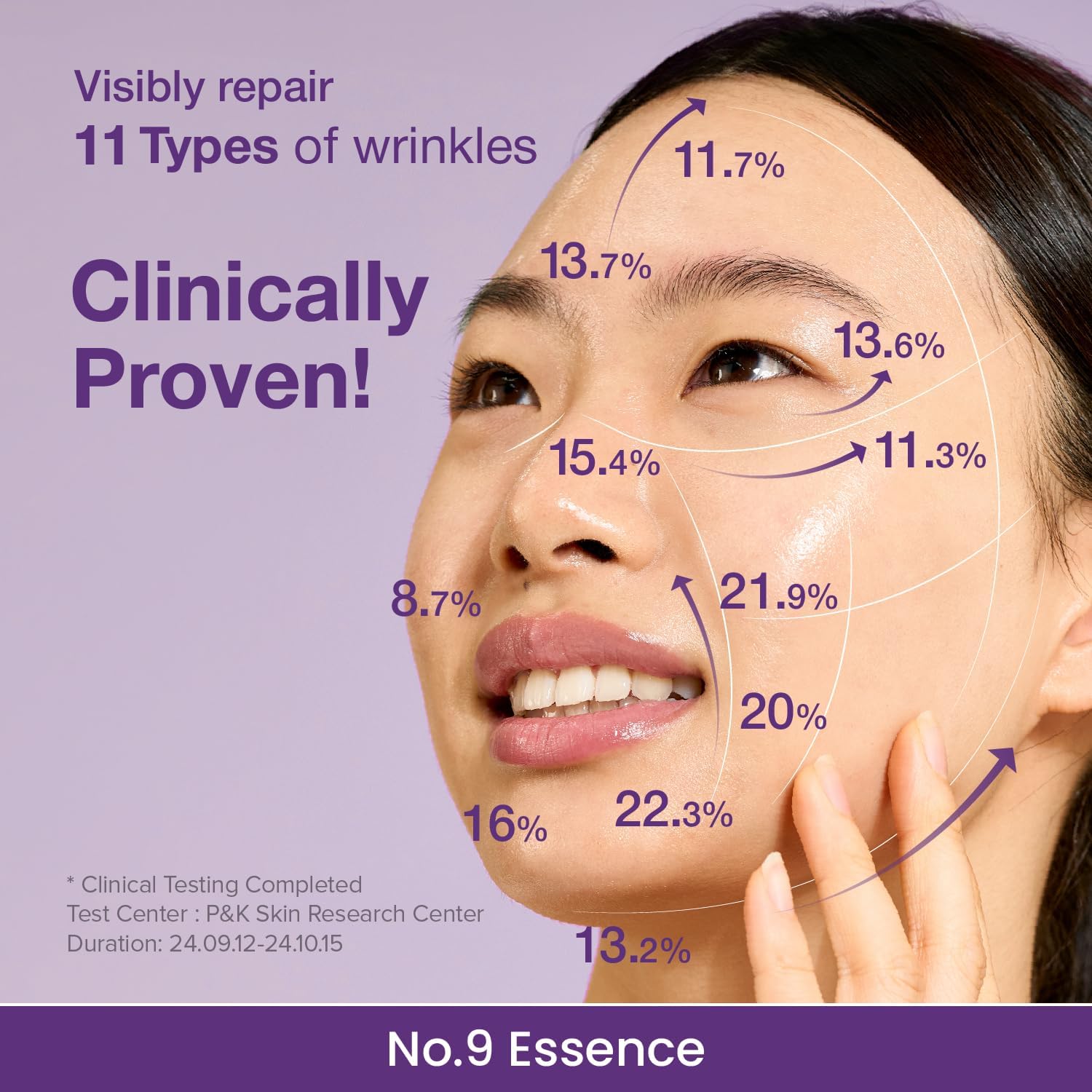 Numbuzin No.9 Essence | NAD+ BIO Lifting-sil Essence | Lifting, Firming, Wrinkles, Fine Lines, Elast