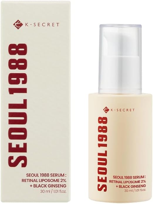 K-Secret Seoul 1988 Retinol & Black Ginseng Serum - 30ml