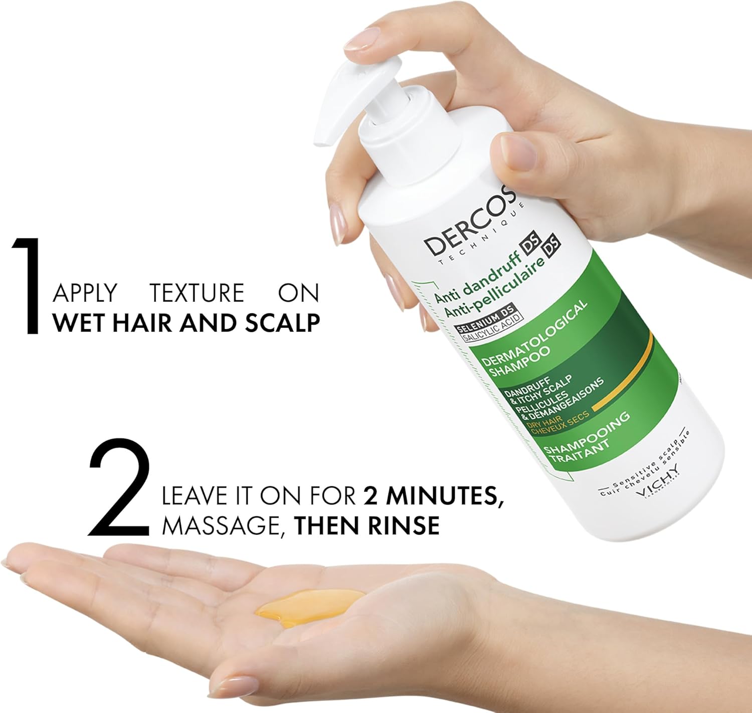 Vichy Dercos Anti-Dandruff Hair Care Shampoo - 200ml