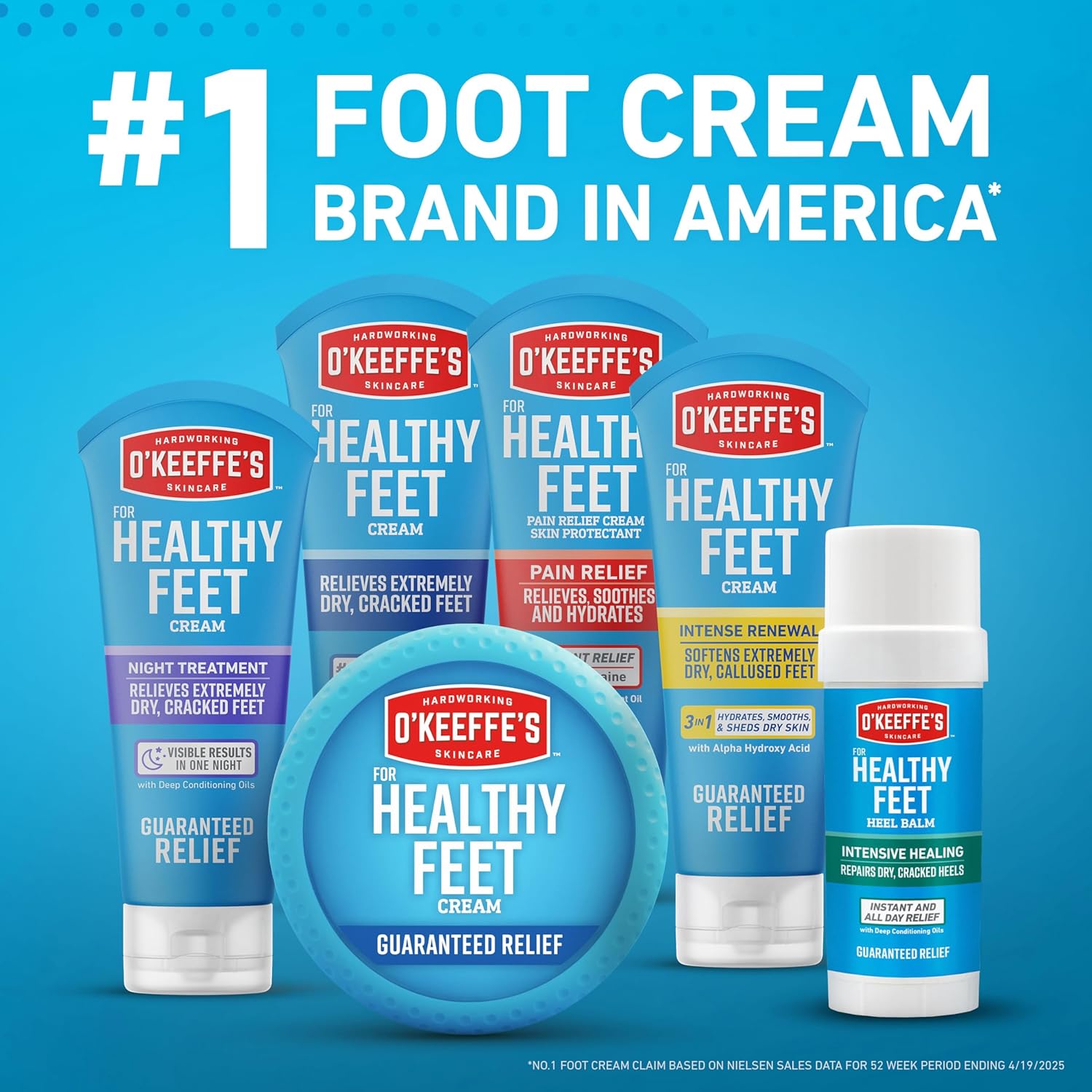 O'Keeffe's O'Keeffe's Foot Cream 91g Powerful Moisturizer for Dry, Cracked Feet
