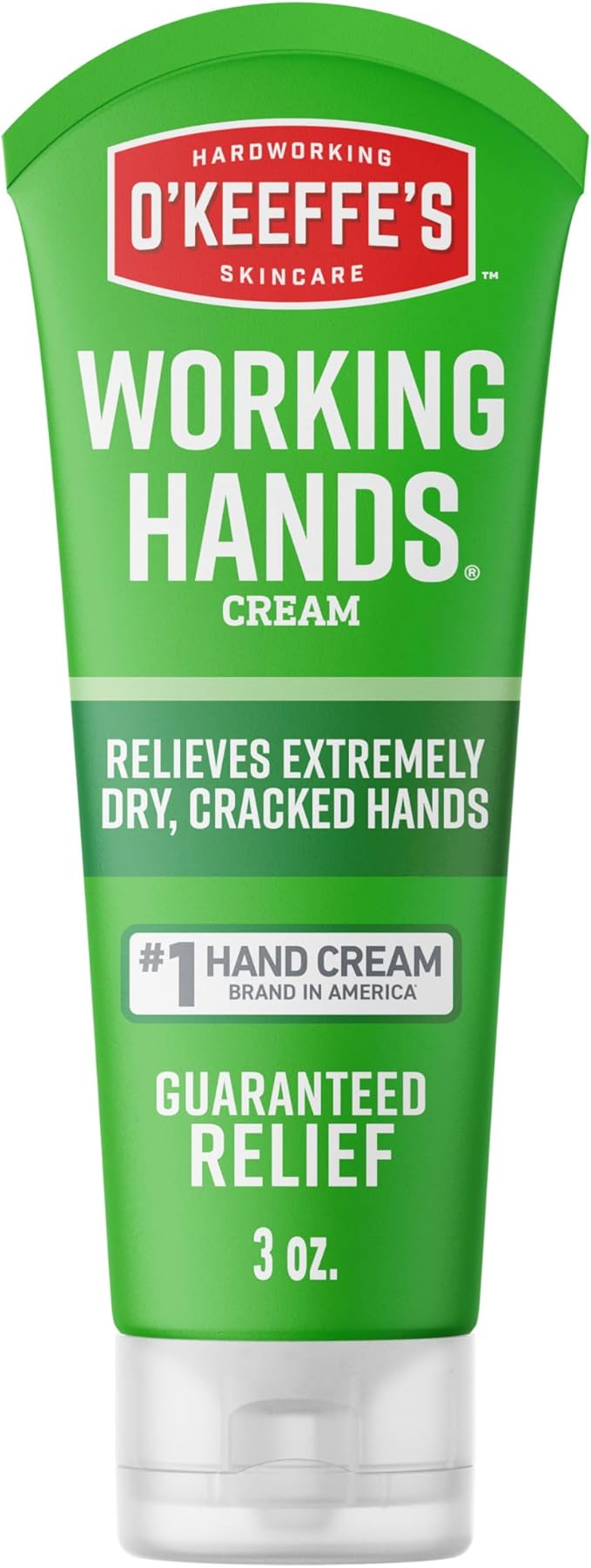 O'Keeffe's Working Hands Hand Cream for Extremely Dry, Cracked Hands, Heals, Relieves and Repairs , Boosts Moist