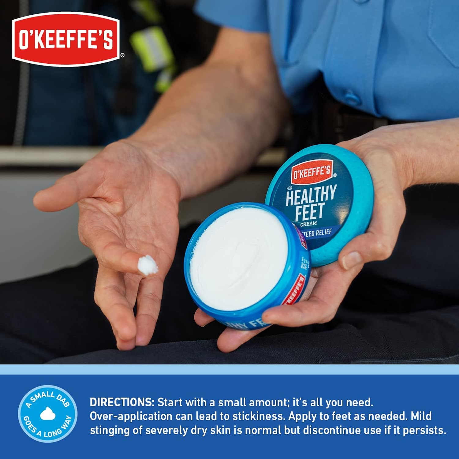 O'Keeffe's O'Keeffe's Foot Cream 91g Powerful Moisturizer for Dry, Cracked Feet