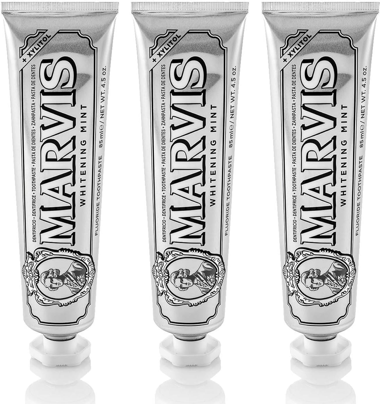 Marvis Whitening Mint Toothpaste Trio (3 x 85 ml)