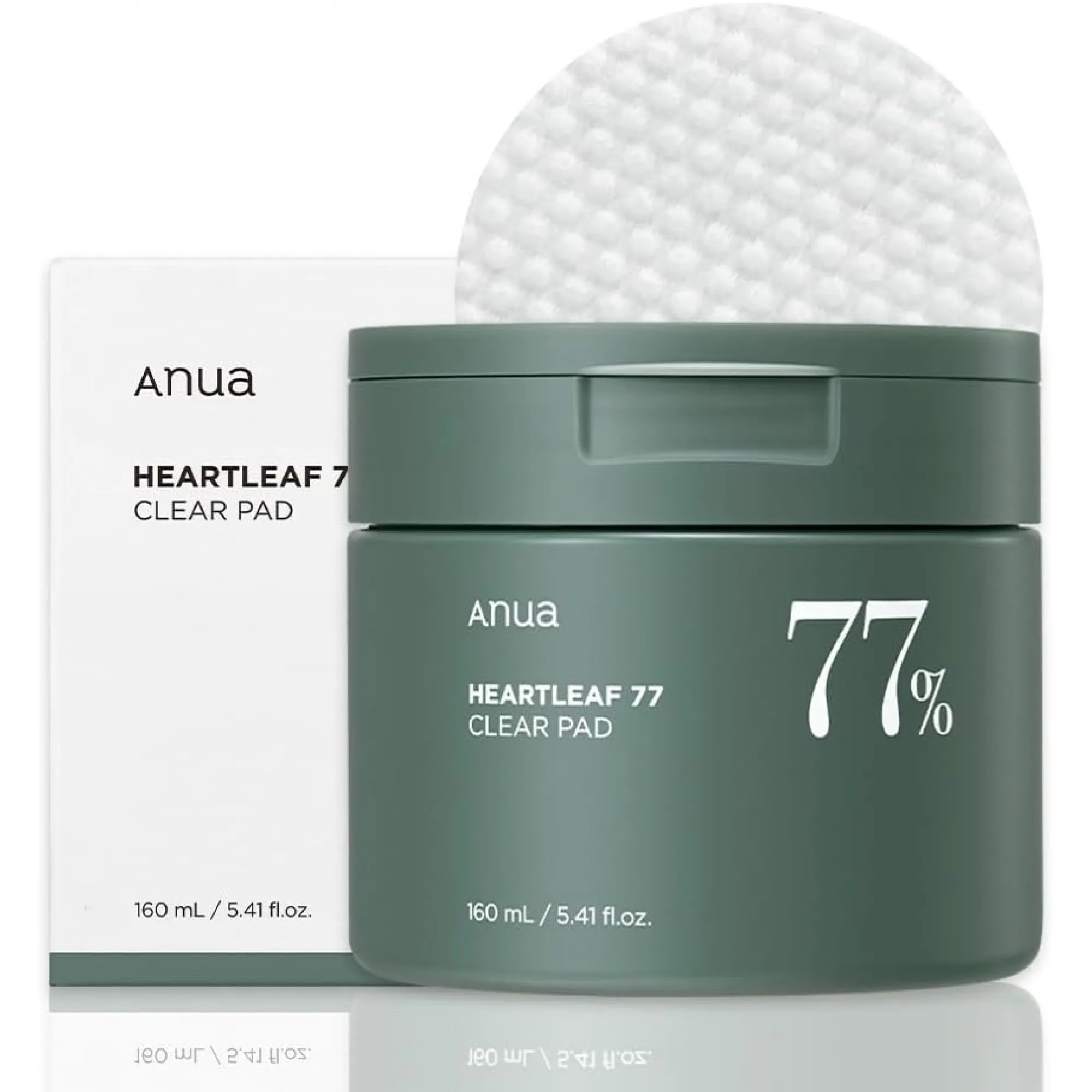 ANUA Cotton Pad with Heartleaf Toner for Skin Purification 160ml
