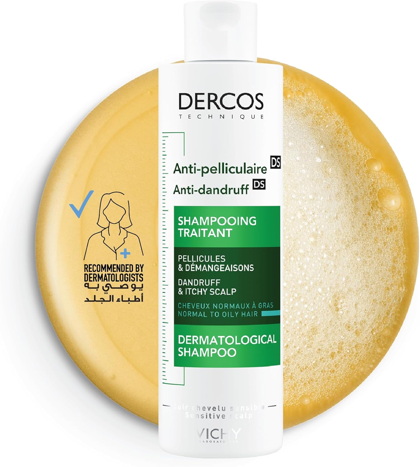 Vichy Dercos Anti-Dandruff Shampoo 200ml for Normal Hair