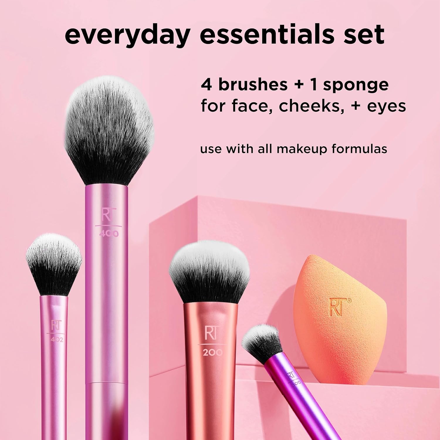 Real techniques every day 2.0 with miracle complexion sponge set