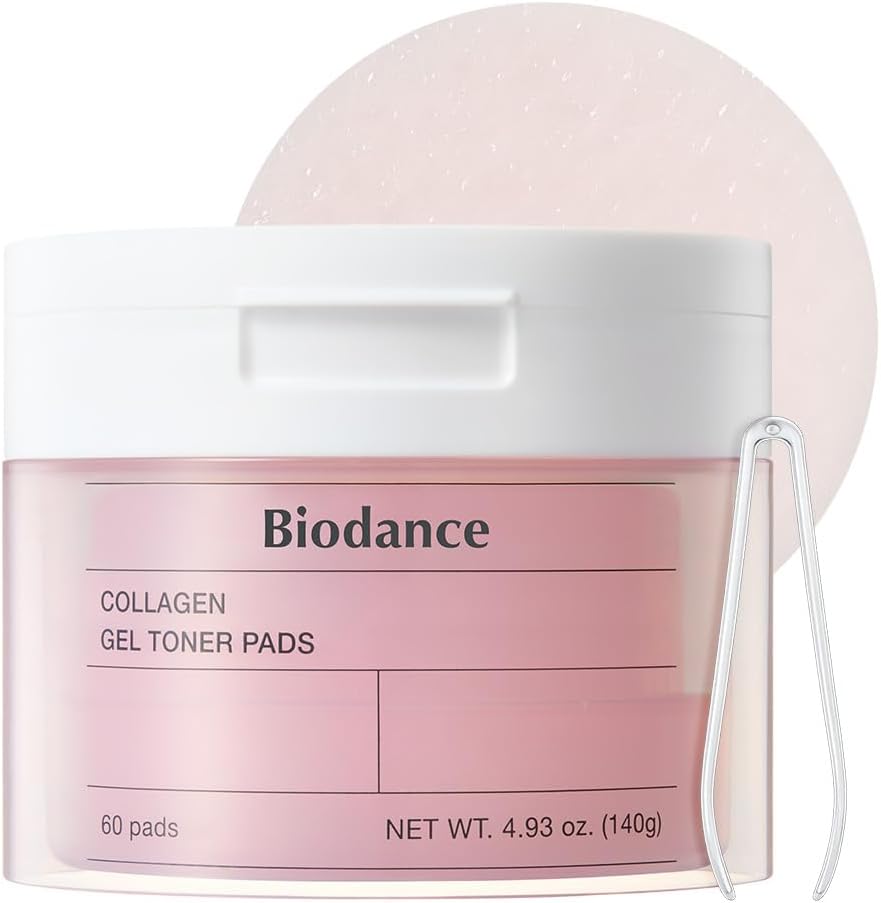 Biodance Biodance Collagen Gel Toner Pad (60 Sheets) | Firm, Gloss, Pore Care, Elasticity | Wiping Pad Daily