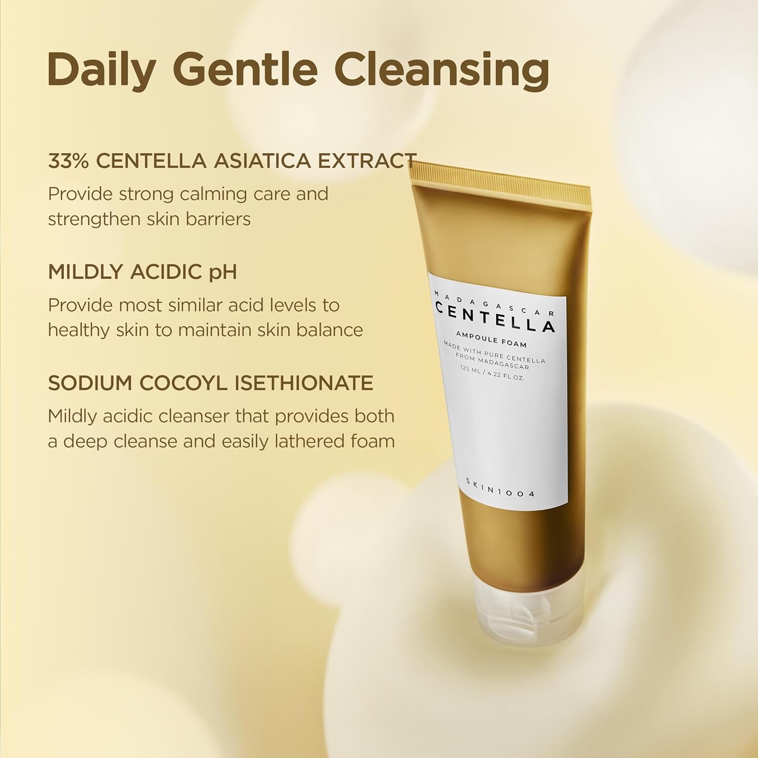 Skin1004 Centella Gentle Cleansing Ampoule Foam - 125 ml