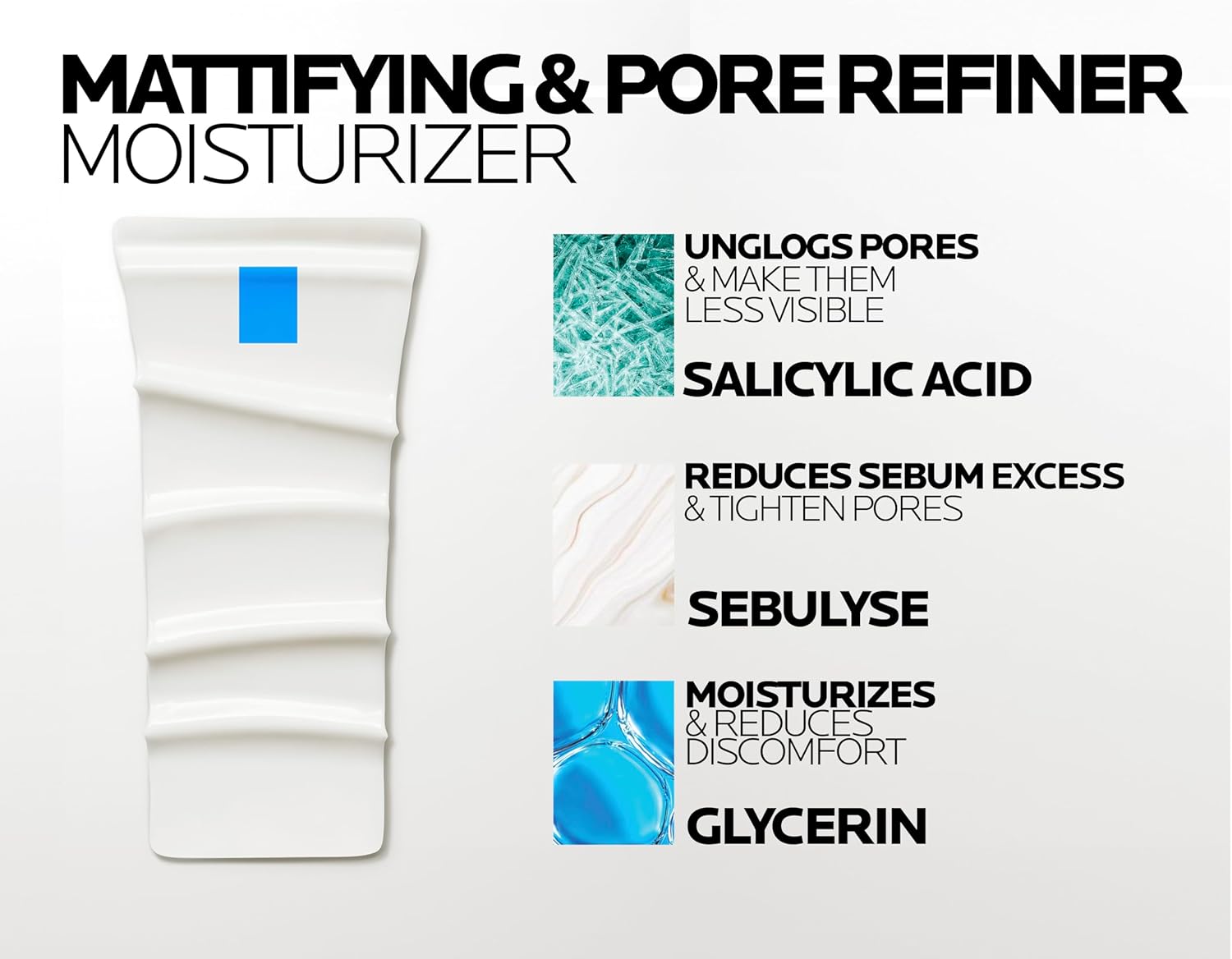 La Roche-posay Effaclar Mat Mattifying Face Moisturizer For Oily Skin 40m