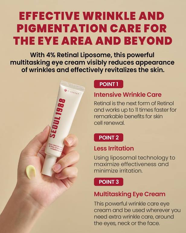 KSECRET K-Secret Seoul 1988 Retinal Liposomal 4% Eye Cream - 30ml