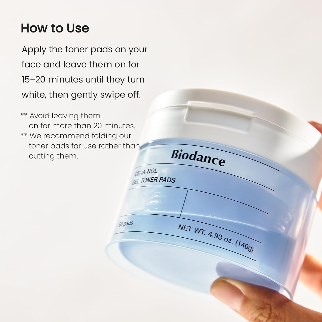 Biodance Collagen Gel Toner Pads | Pore Perfecting, Improving Elasticity, Korean Toner Pads for Sens