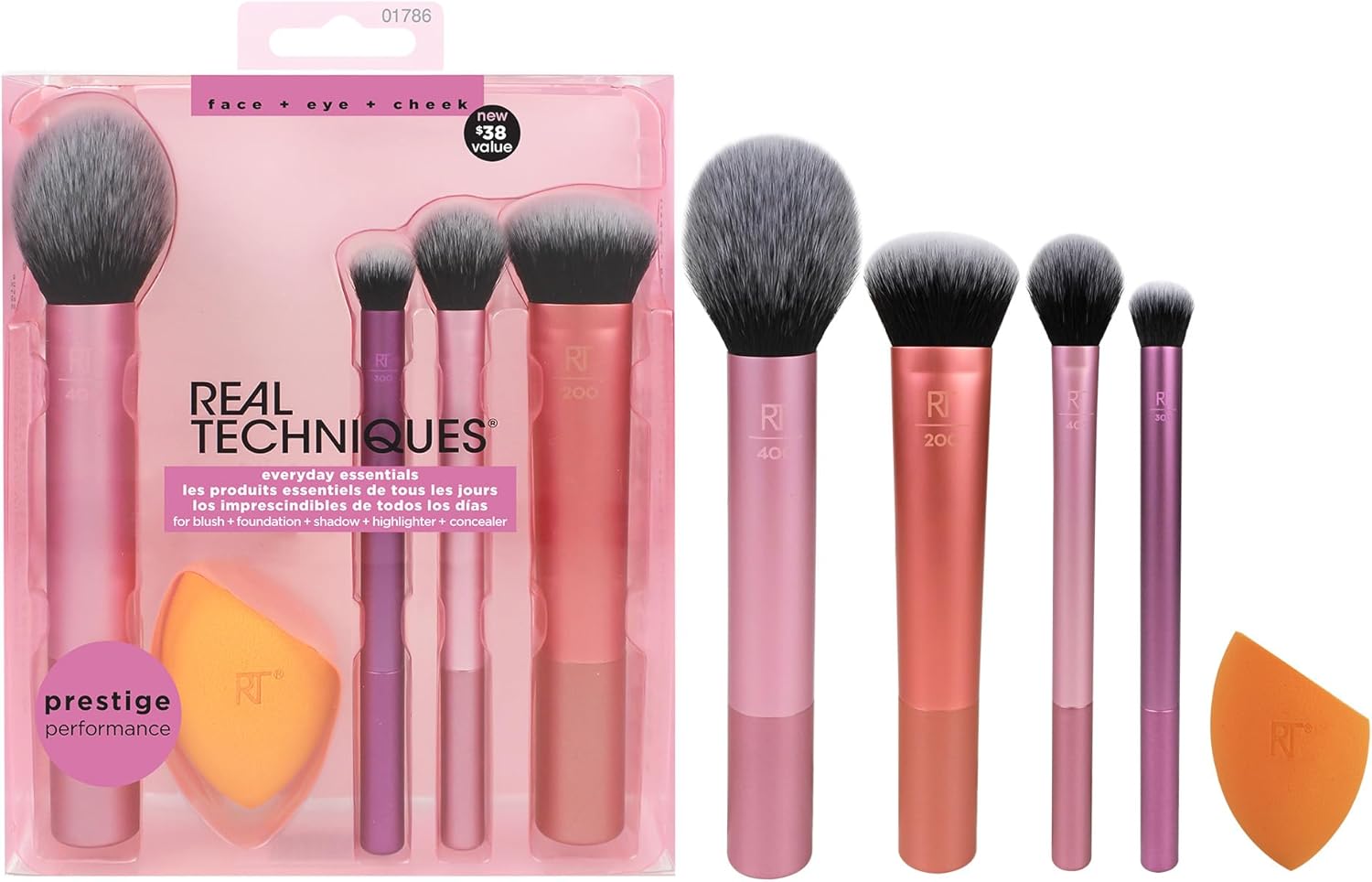 Real techniques every day 2.0 with miracle complexion sponge set