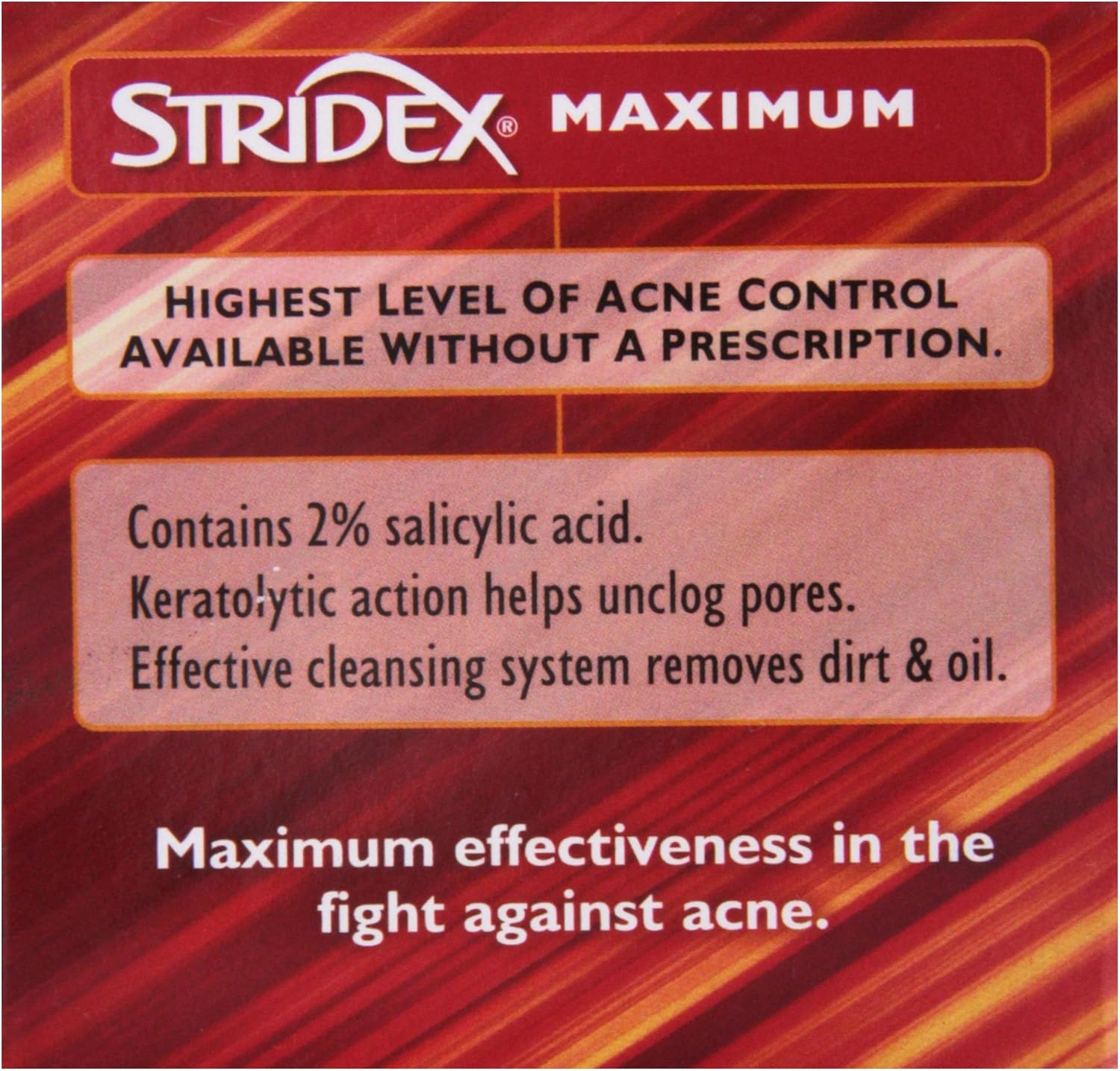 Stridex Cotton Maximum - 55 Pieces