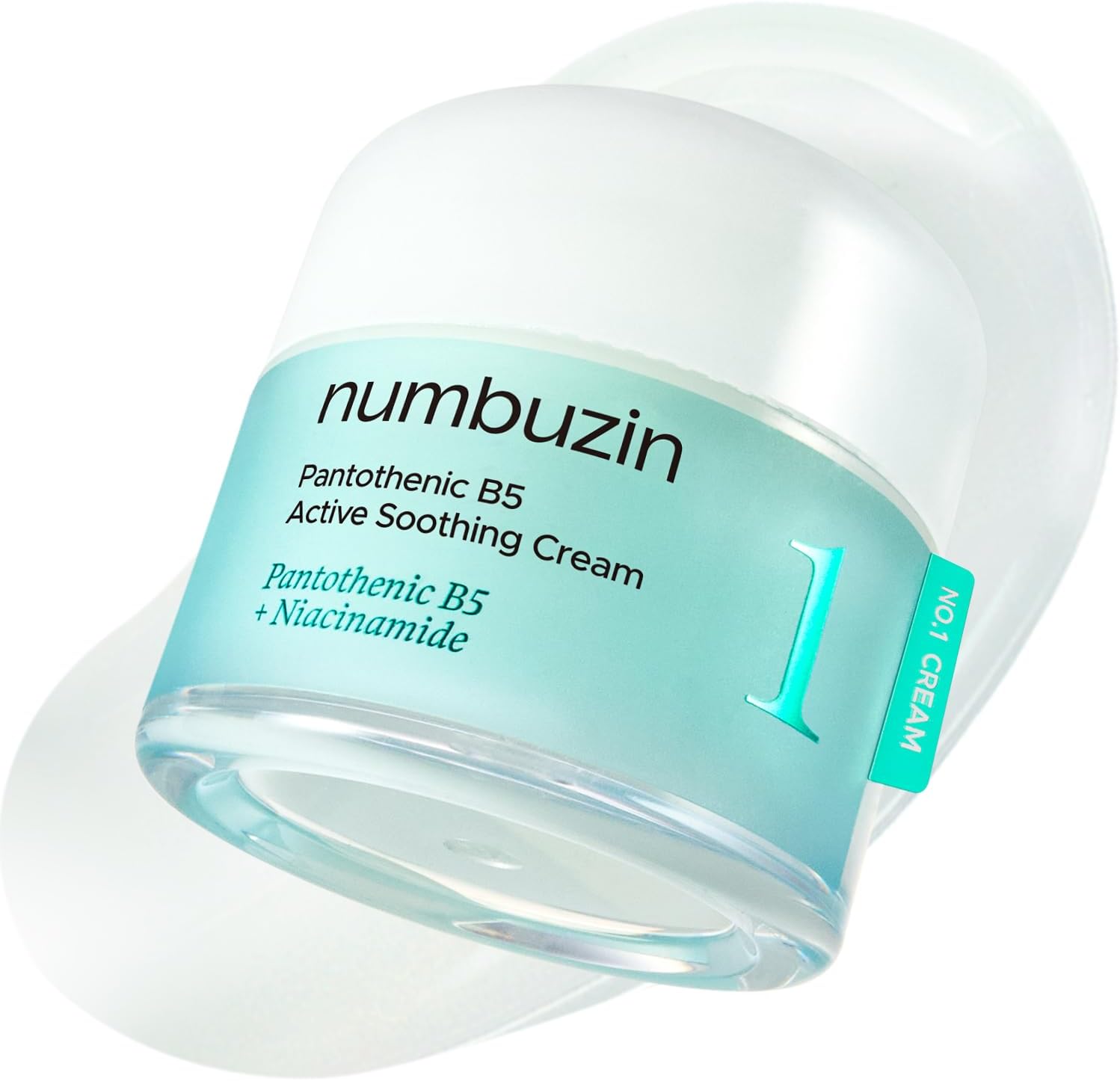 numbuzin No.1 Pantothenic B5 Active Soothing Cream | Lightweight Facial Moisturizer, Excess Oil Cont