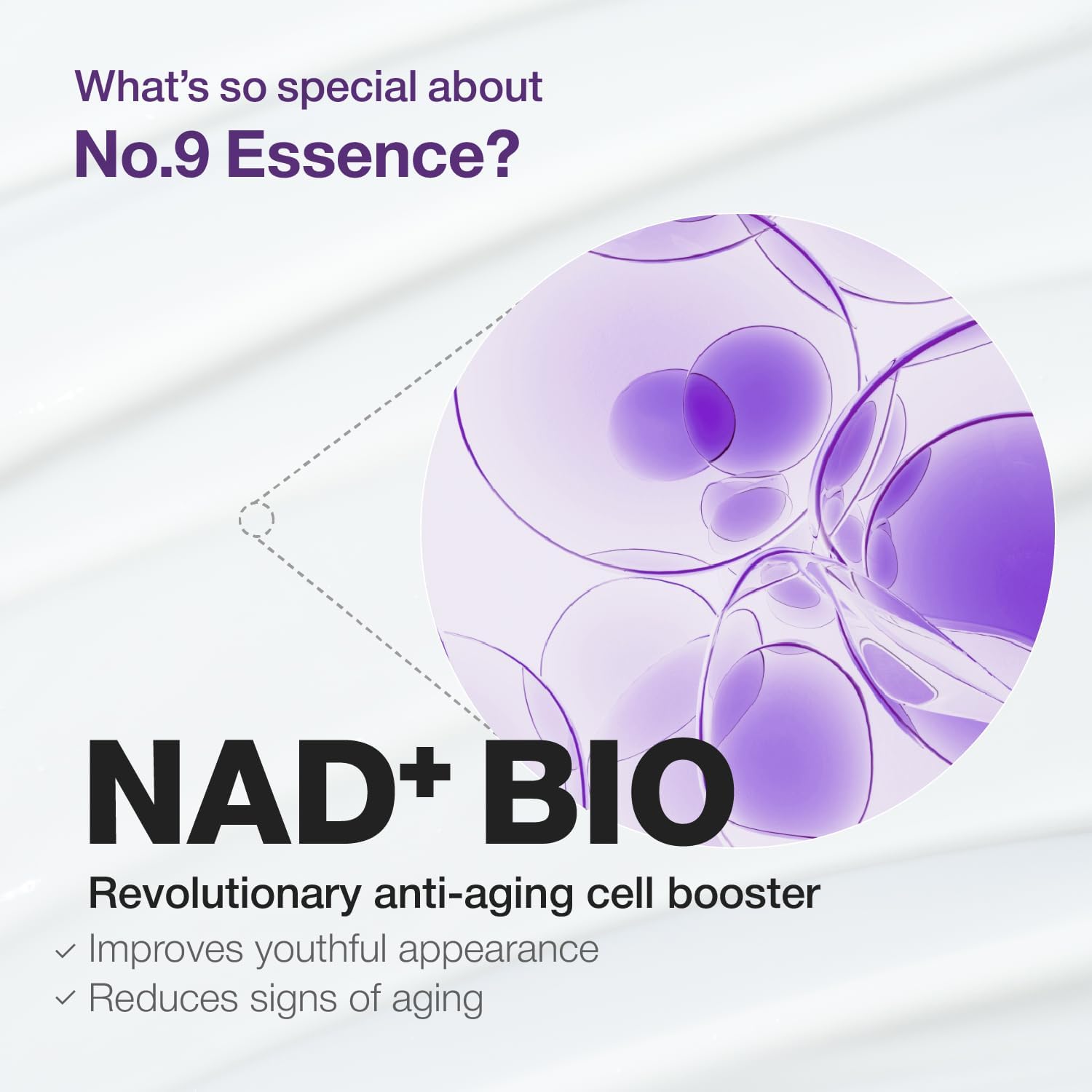 Numbuzin No.9 Essence | NAD+ BIO Lifting-sil Essence | Lifting, Firming, Wrinkles, Fine Lines, Elast