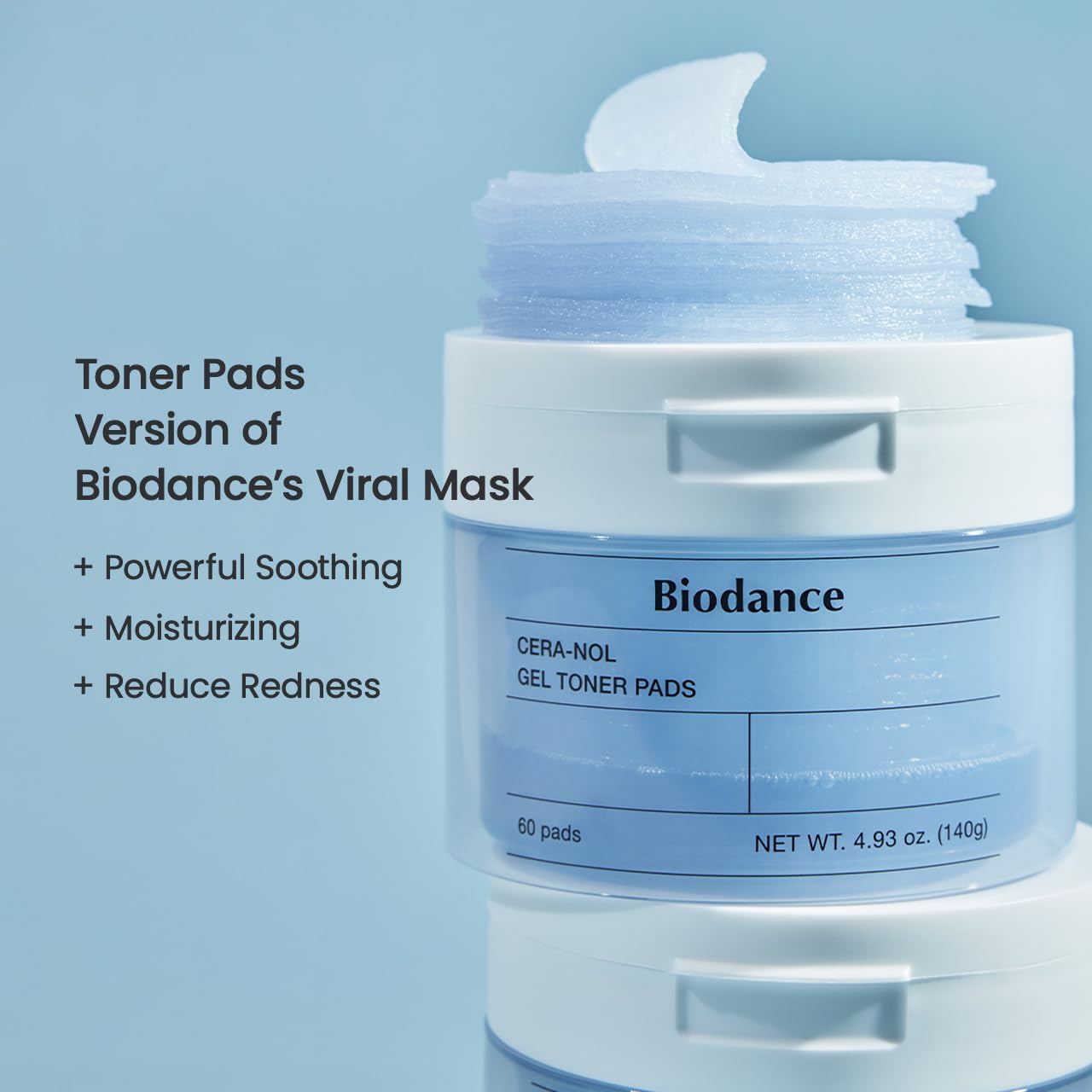 Biodance Collagen Gel Toner Pads | Pore Perfecting, Improving Elasticity, Korean Toner Pads for Sens