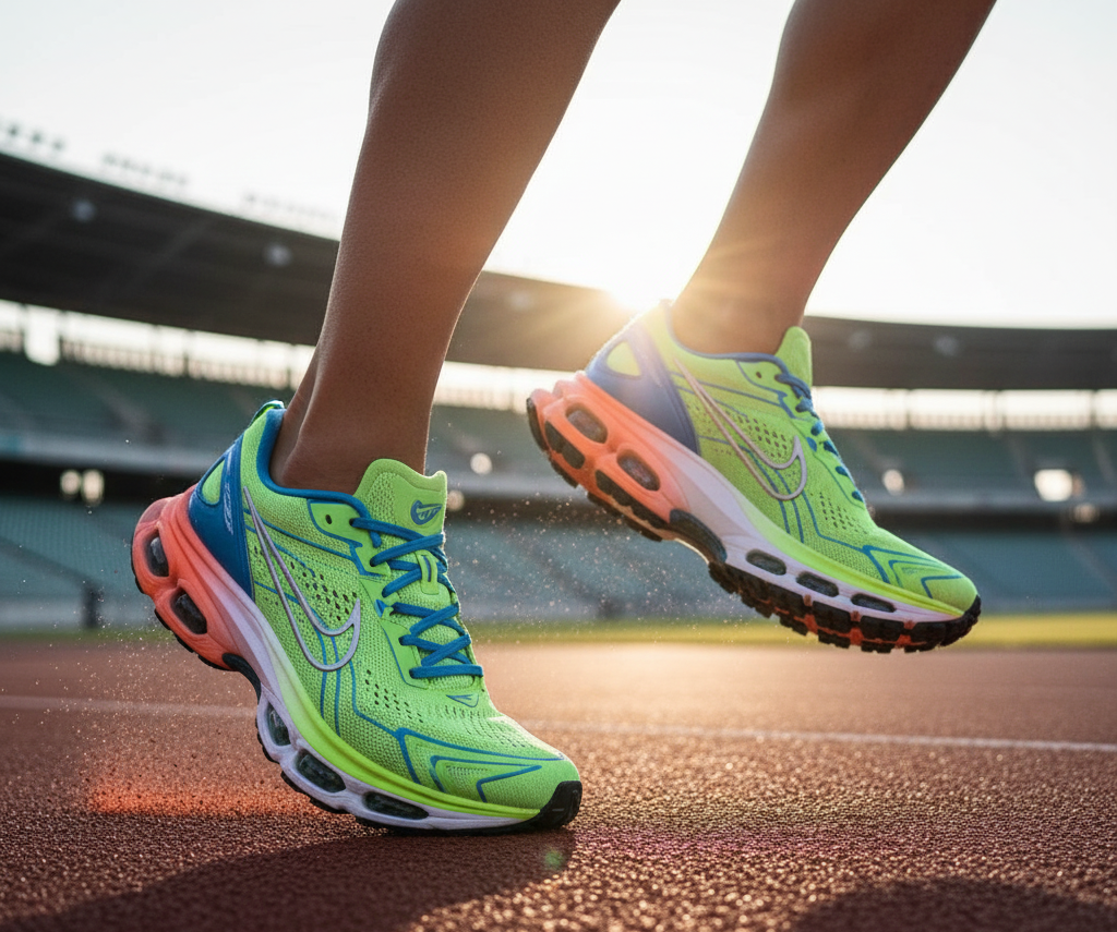 Neon Performance Running Shoes