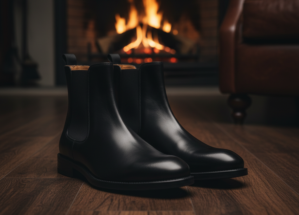 Classic Black Chelsea Boots