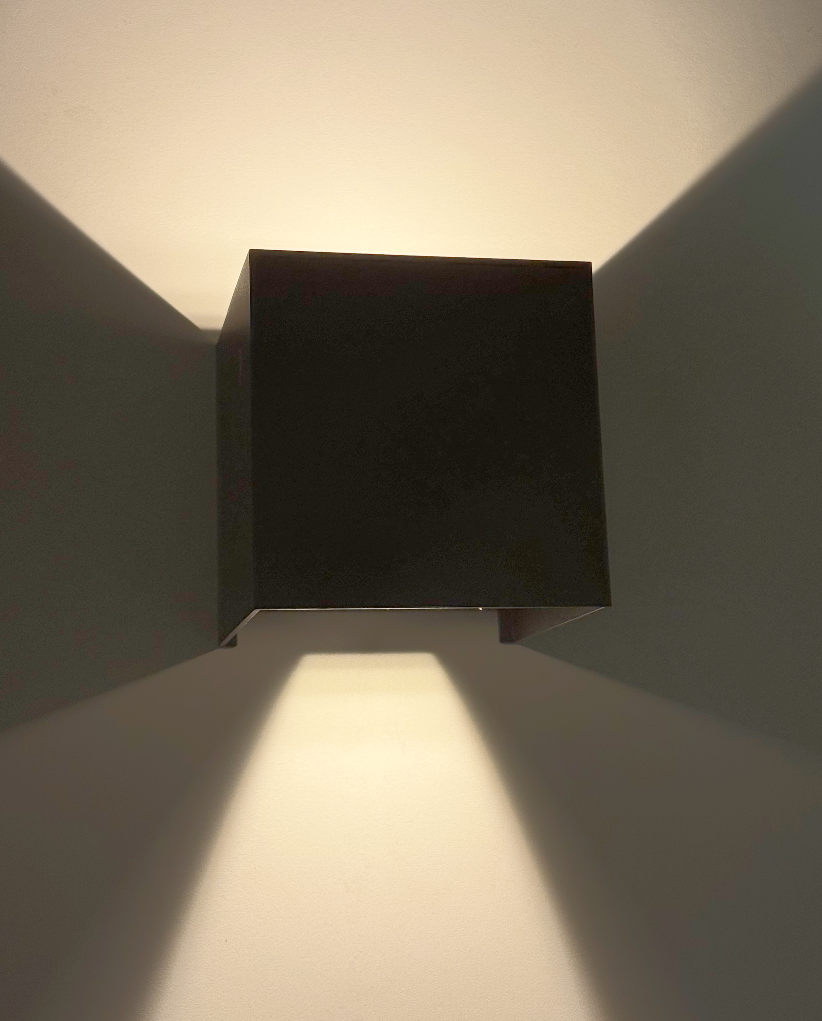 Wand armatuur 6W met boven en onderlicht IP65