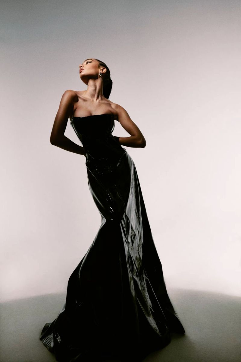 Elegant Black Evening Gown