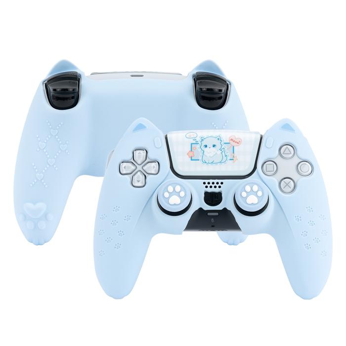 GeekShare Cat Paw Blue Silicone Stik PS5