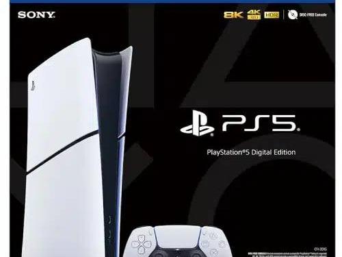 SONY PlayStation 5 PS5 Console Digital Edition Slim 1TB SI - New 30 Hari, 1 STIK