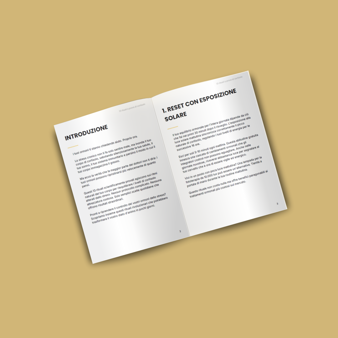 I 13 Rituali del Cortisolo