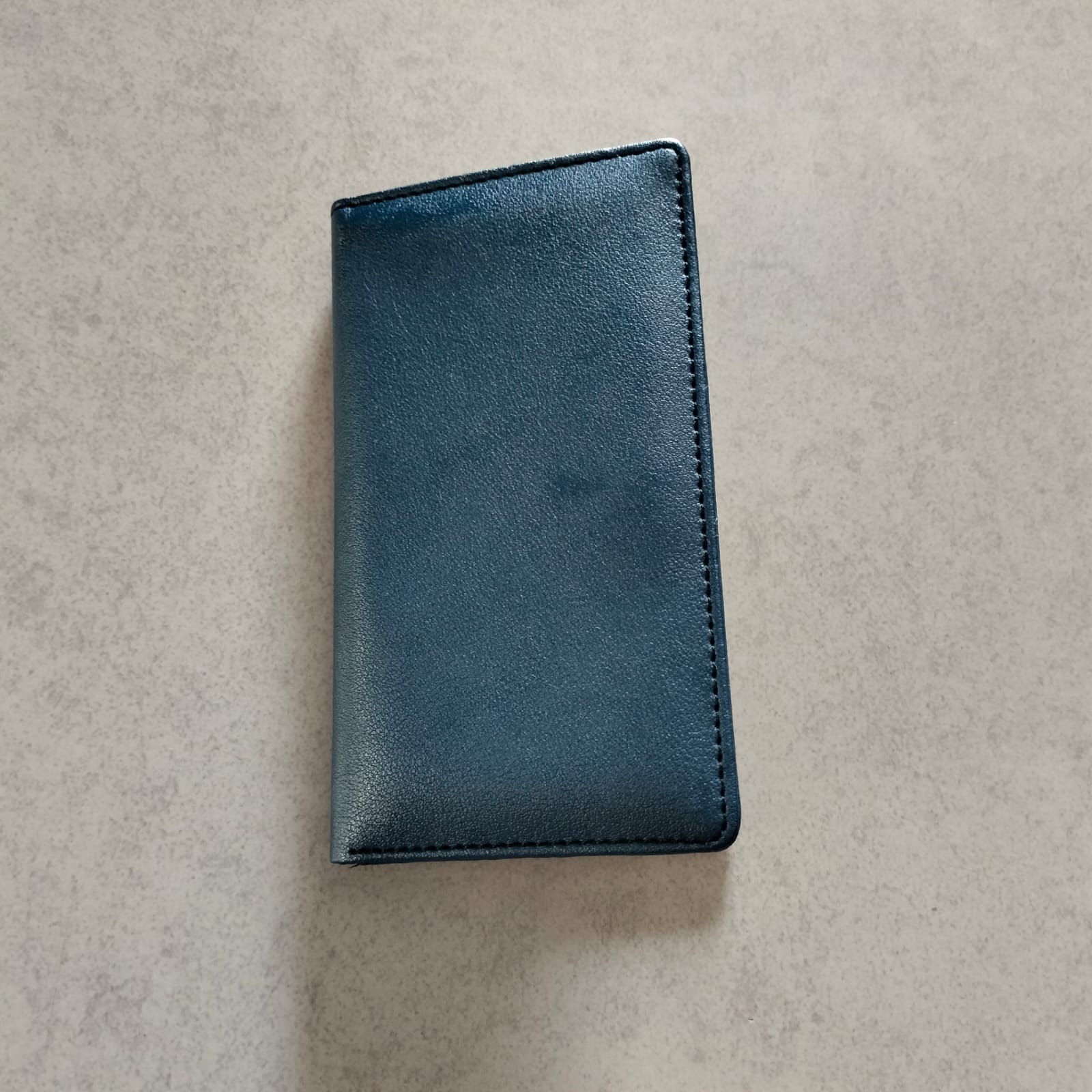 Dompet Biru Kulit