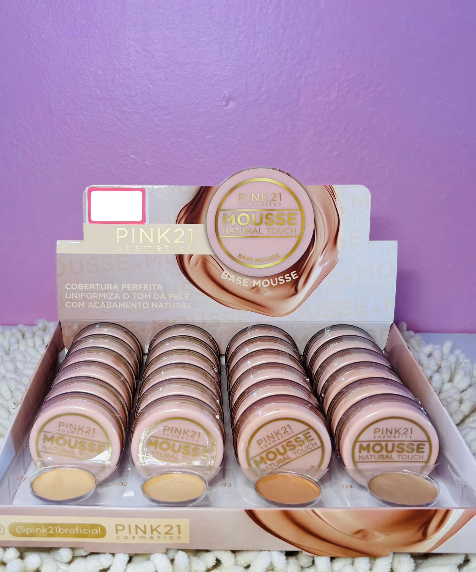 Base Mousse Natural Pink 21