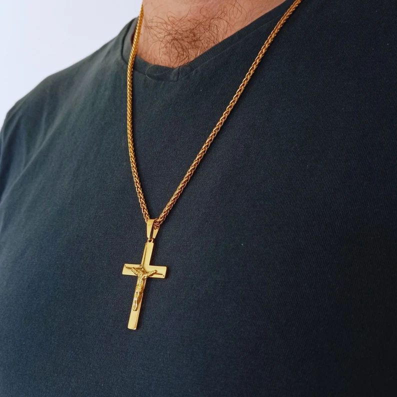 Gold Cross Necklace