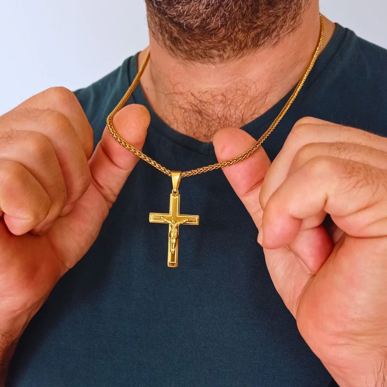 Gold Cross Necklace