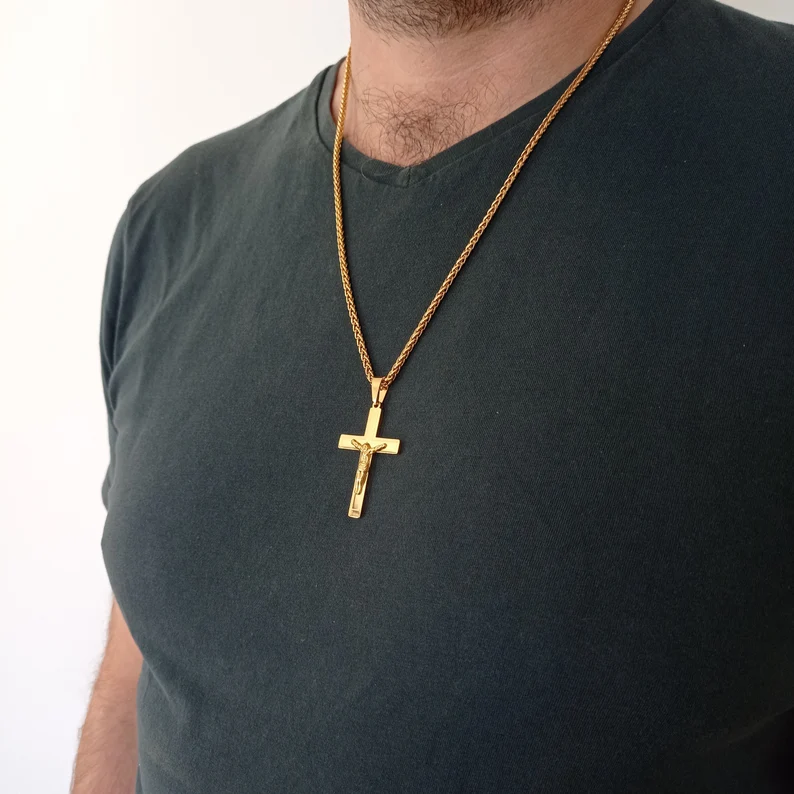 Gold Cross Necklace