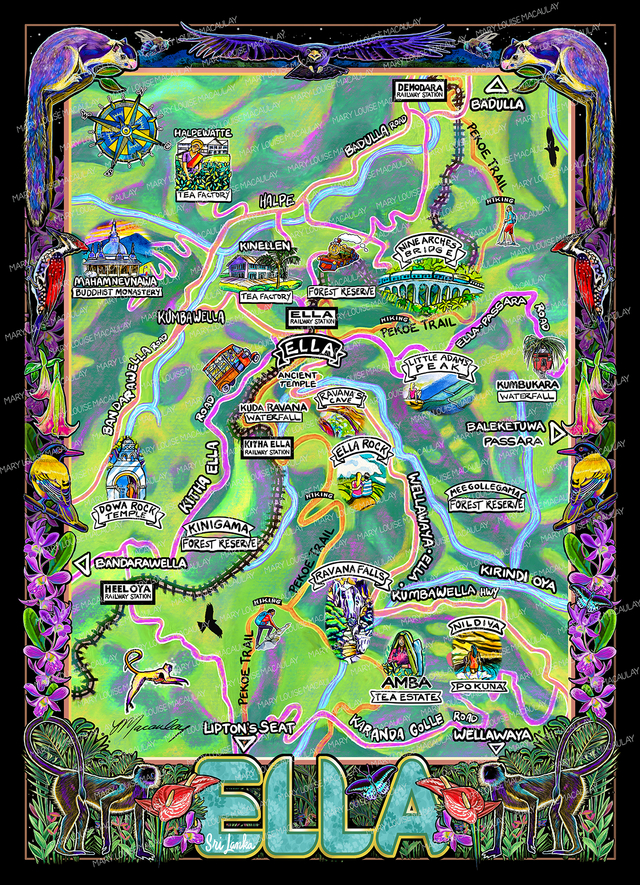 Ella Travel Map