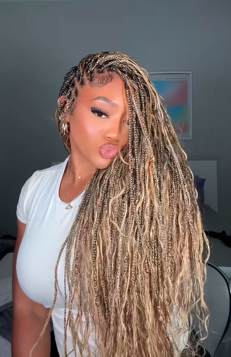 Curly Box Braids Hair Extensions