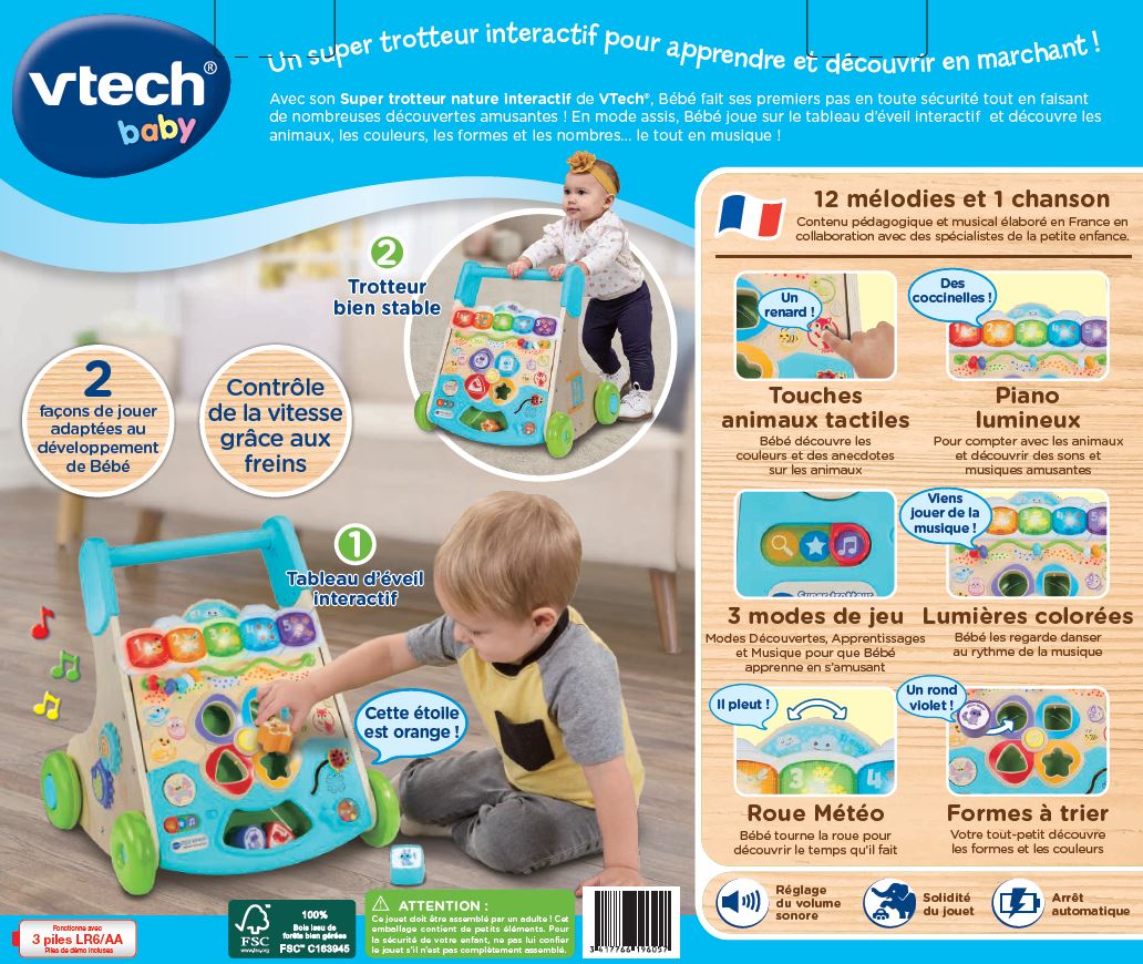 Super trotteur nature interactif