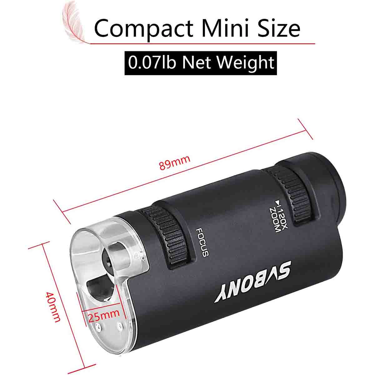 SVBONY Pocket Microscope