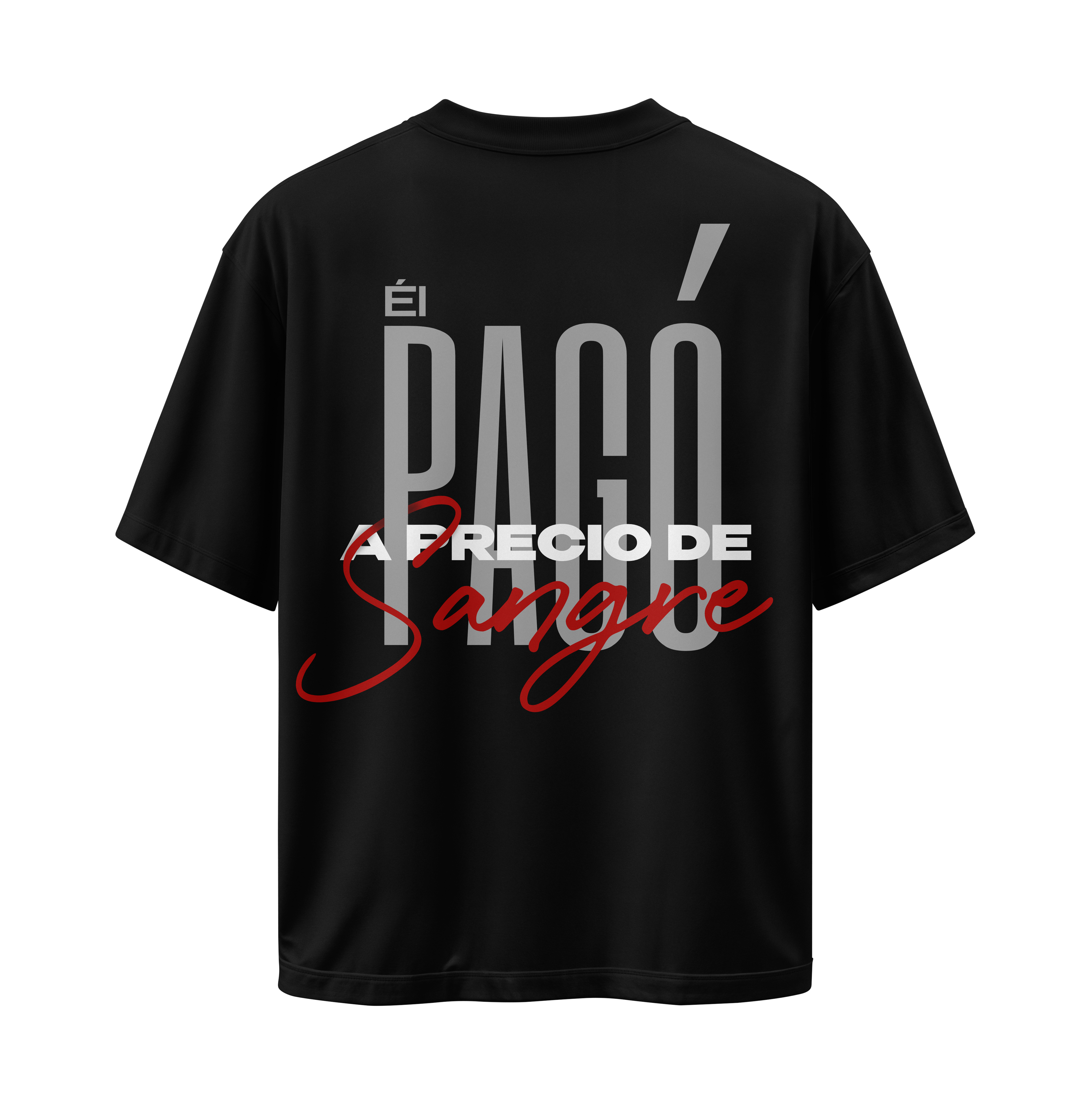 Precio de Sangre - Camiseta Oversize Negra