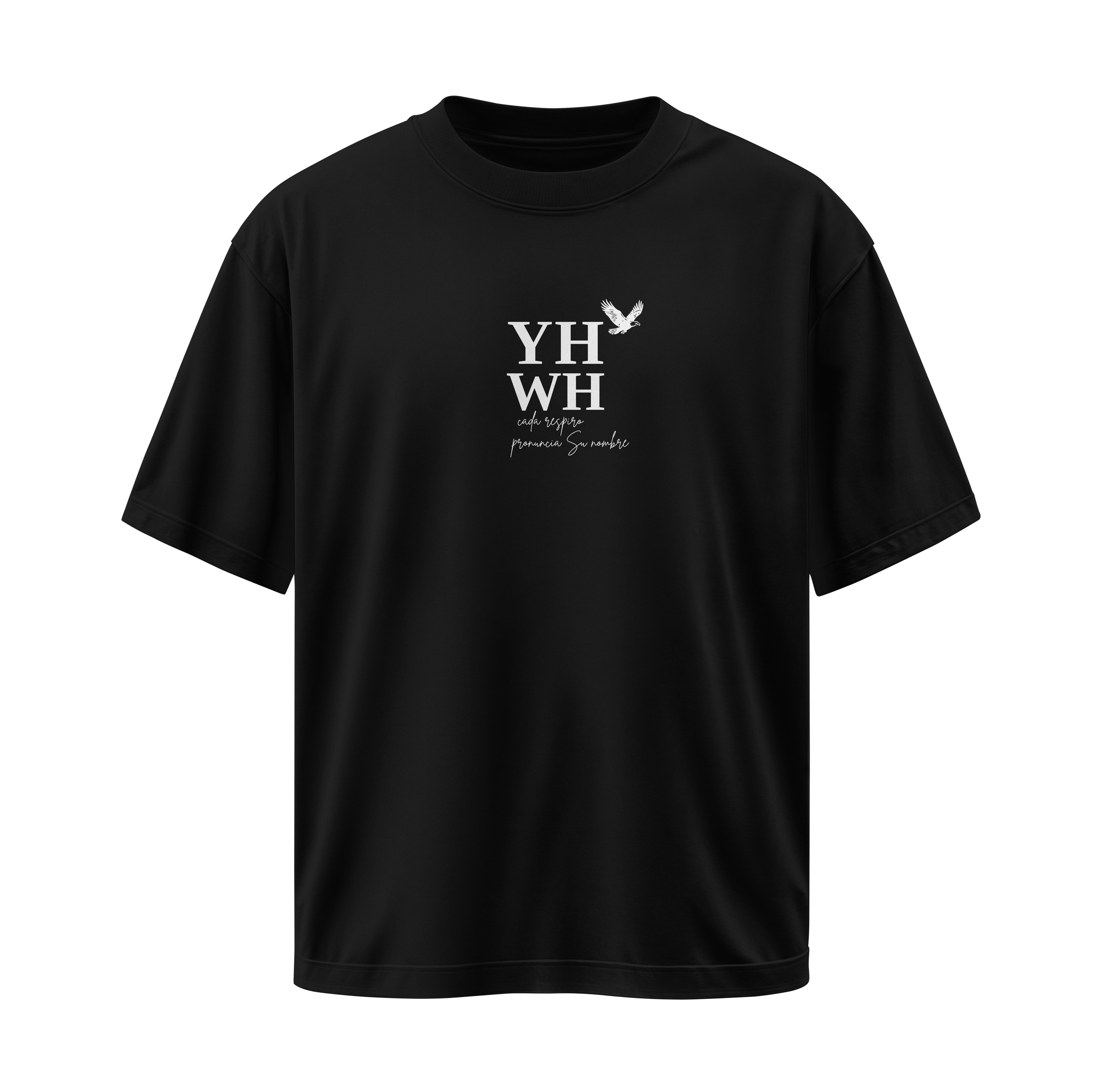 YHWH (Yahweh) - Camiseta Oversize Negra