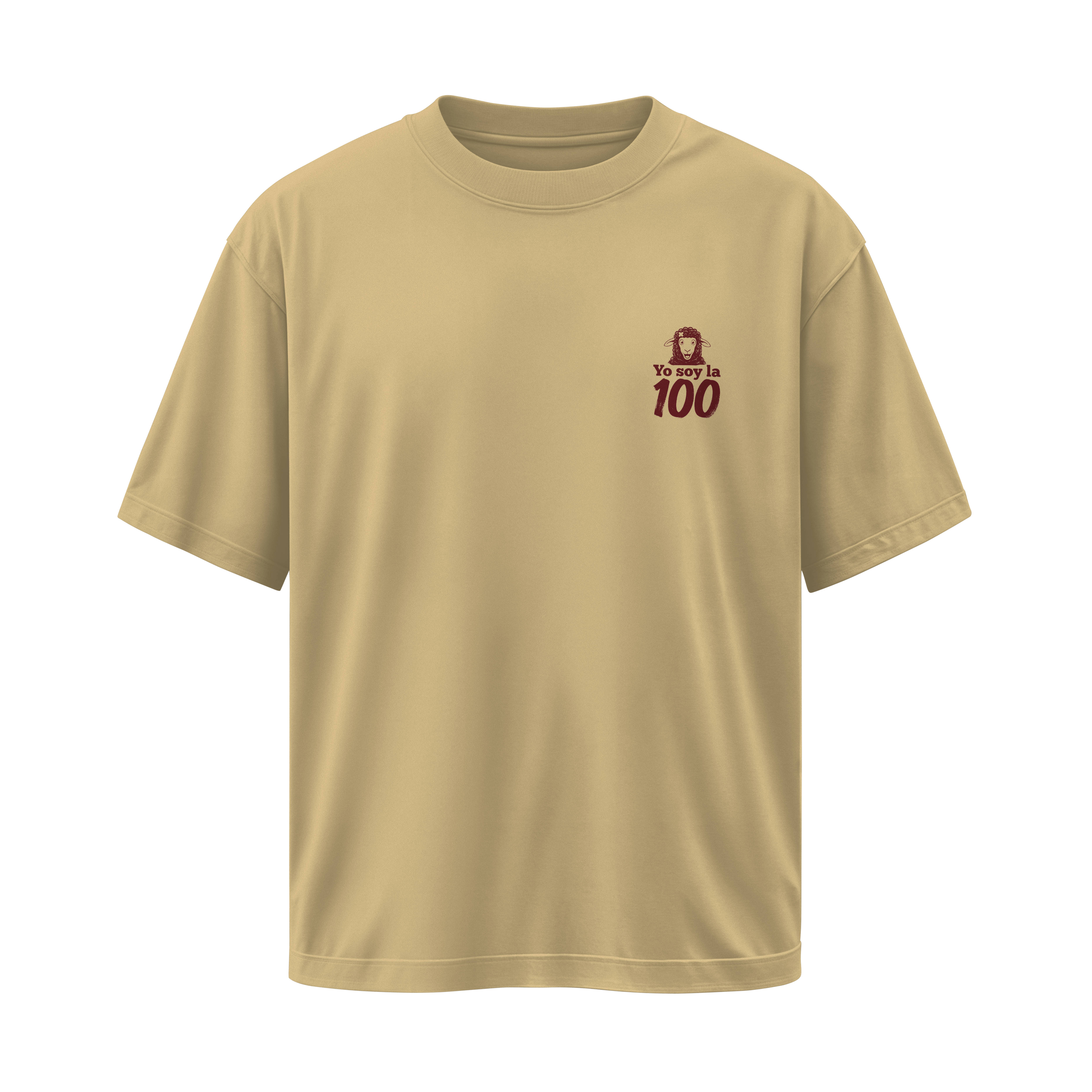 Yo soy la 100 - Camiseta Regular Beige